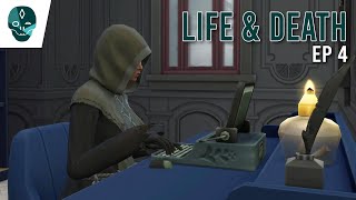 Building a Better House on the Mystic Crossroads Lot  Lets Play the Sims 4 Life and Death  Ep 4 [upl. by Lauzon]