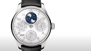 IWC Portugieser Perpetual Calendar Ref IW503406 Watch [upl. by Rudich]