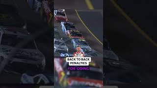 Back to back penalties for the 7 racing nascar nascarplayoffs racecar nascarracing [upl. by Carrew]