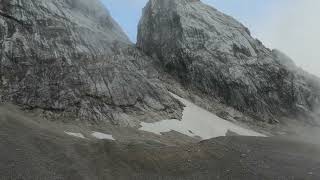 Zugspitze Stopselzieher  Einstieg Klettersteig  Übersicht [upl. by Kotz]