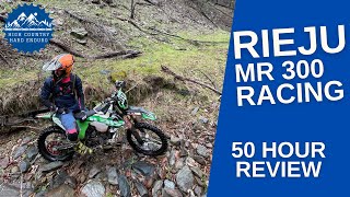 Rieju MR 300 Racing  Hard Enduro 50 Hour Review  Australian Hard Enduro [upl. by Nybbor]