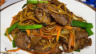 Beef Lo Mein Quick Easy and Super Delicious [upl. by Handal]