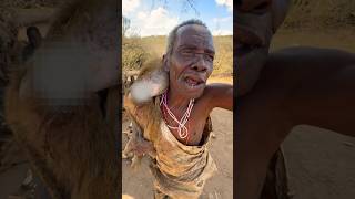 😂The victorious return of the hundredyearold chiefhadzabetribe africa Huntercomedy [upl. by Genni]