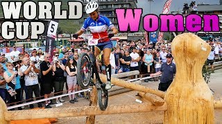 UCI Trials Worldcup Les Menuires 2017 Women Finals [upl. by Arron]