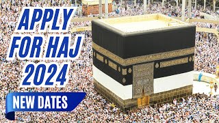 Apply for Haj 2024 from India Now  New Haj Application Dates for Haj Package Hajj India Hajj2024 [upl. by Carrick969]