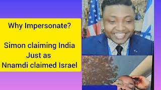 Simon Ekpa claiming to come from India just as Nnamdi Kanu claimed Israel [upl. by Flessel]