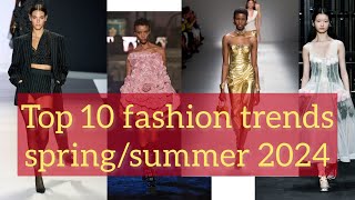 fashion trends of springsummer 2024 woman [upl. by Oelak]