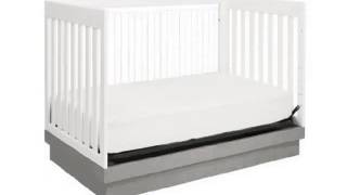 Details Babyletto Harlow 3 in 1 Covertible Crib White with Grey Acrylic Deal [upl. by Vikki]