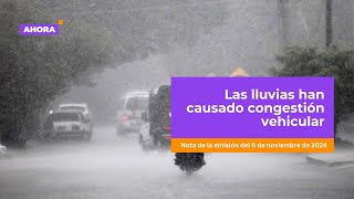 Las fuertes lluvias causan inundaciones en el norte de Bogotá  Clima [upl. by Adnohryt]