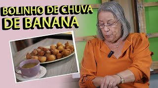 BOLINHO DE CHUVA DE BANANA  TBL Comunicação [upl. by Naawaj]