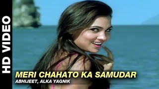 Meri Chahato Ka Samundar  Jurm  Abhijeet Alka Yagnik  Bobby Deol amp Lara Dutta [upl. by Amla882]