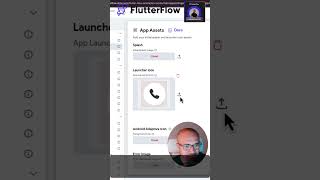 FLUTTERFLOW  La taille pour lICONE de LANCEMENT [upl. by Eisnil]