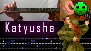 How to play Katyusha Guitar Tutorial TABS Fingerstyle [upl. by Dwinnell27]