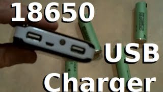 Aili USB Charger That Uses 18650 Batteries [upl. by Latrena902]