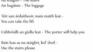 Easy Irish  Gaeilge Lesson 415 The Hotel [upl. by Ocker321]