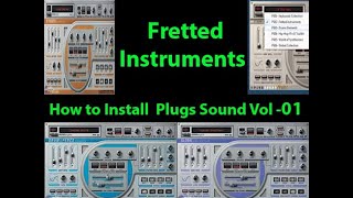 How to Install Plug Sound  Fretted Instruments  Plugsound Vol 02  Soundplug Vst  Live Music Js [upl. by Oruntha]