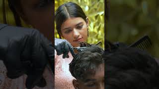 MULLET HAIRCUT BOYS BY FEMALE BARBER  RAINBOW BEAUTY AND TATTOOrainbowasmr menshaircut hairstyle [upl. by Bertrando]