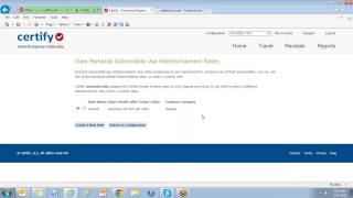 SelfService Implementation Set Mileage Rates in Certify [upl. by Sternberg]