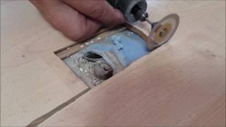 QUICK AND EASY WAY TO REPLACE A DAMAGED WOOD LAMINATE PLANK [upl. by Megdal788]