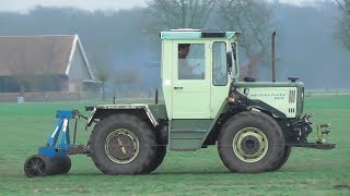 Overseeding with Renault amp MBTrac [upl. by Abernathy774]