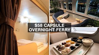 Japan’s Overnight Capsule Hotel Ferry is Beyond Expectation  Osaka to Kyushu [upl. by Seif246]