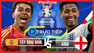 Trực tiếp Euro 2024  Chung kết  Tây Ban Nha và Anh  Livestream từ Fanzone [upl. by Scholz527]