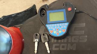 Cloning a Ducati T5 Transponder Key with a ZedBull Mini [upl. by Aimas]