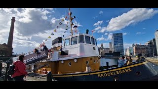 Brocklebank Tug Boat Liverpool Canning Dock Tour 300324 [upl. by Philippa]