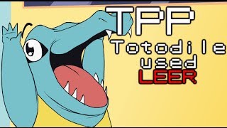 Twitch Plays Pokemon Totodile used LEER [upl. by Sarene56]