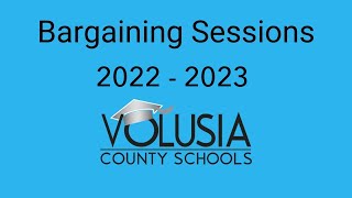 Volusia County School LIVE Stream BargainingInstructional 2 112922 [upl. by Duston376]