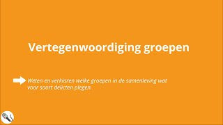 Criminaliteit en Rechtsstaat vertegenwoordiging groepen [upl. by Kyd]