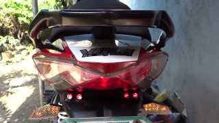 Kymco Super 8 LED Backup Signal Light quotDIYquot [upl. by Eidissac]