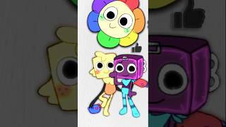 Which is Dandys BESTFRIENDS Combination Dandys World dandysworld dandys roblox animation [upl. by Nafri668]