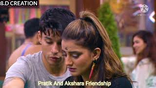 pratik sehajpal and akshara Singh ka love Bond So Sweet 🥰🥰🥰🥰🥰 [upl. by Ailis]