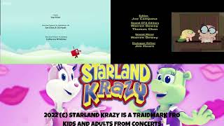 Hi Hi Puffy Ami Yumi Numberblocks Starland Krazy The Animadness Show Credits Remix [upl. by Annelise]