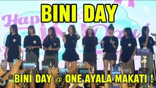 BINI DAY SA ONE AYALA MAKATI DINUMOG I BINI [upl. by Ettenig]