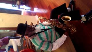 PHAROAH SANDERS PLAYING HIS 10MFAN HR TENOR SAXOPHONE MOUTHPIECE [upl. by Reiche]