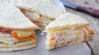 Millefoglie di piadina ricetta sfiziosa [upl. by Eisor]