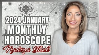 ♍️ Virgo January 2024 Astrology Horoscope by Nadiya Shah [upl. by Asiulana]