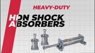 Enidine HDHDN Series  Heavy Industrial Shock Absorbers [upl. by Ellon314]