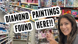 I FOUND Diamond Painting Kits in MOST UNEXPECTED STORES [upl. by Repsaj]