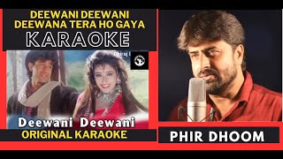 Deewani Deewani Deewana Tera Hogaya  First Love Latter  Original Crystal Clear Karaoke [upl. by Jeanelle]