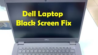 How to Fix Dell Laptop Black Screen Problem [upl. by Anirtik]