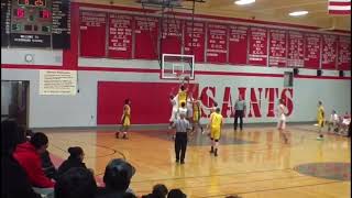 Throwback New London Basketball vs St Bernard 1st Half Highlights 2015 [upl. by Ballard998]