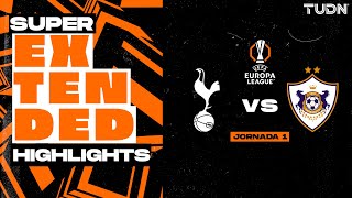 SUPER EXTENDED HIGHLIGHTS  Tottenham vs Qarabag  UEFA Europa League 2024  J1 [upl. by Xirtaeb]