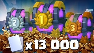 ¡¡¡ABRIMOS LOS COFRES GRANDES DE TORNEO Hay 6000 4000 y 3000 cartas  Clash Royale  Español [upl. by Akeim]