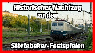 Historischer Nachtzug zu den StörtebekerFestspielen  BAHNquickie [upl. by Caraviello]