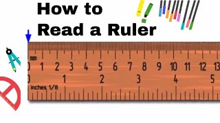 How to read an Inch ruler or tape measure [upl. by Schurman]