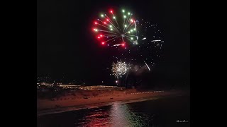 Danish Fireworks Blokhus strand 05 11 2022 [upl. by Weide]