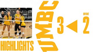 UMBC Volleyball vs Bryant  111024 [upl. by Lecirg]